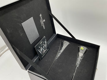 Waterford Set of 2 Wishes Champagne Flutes