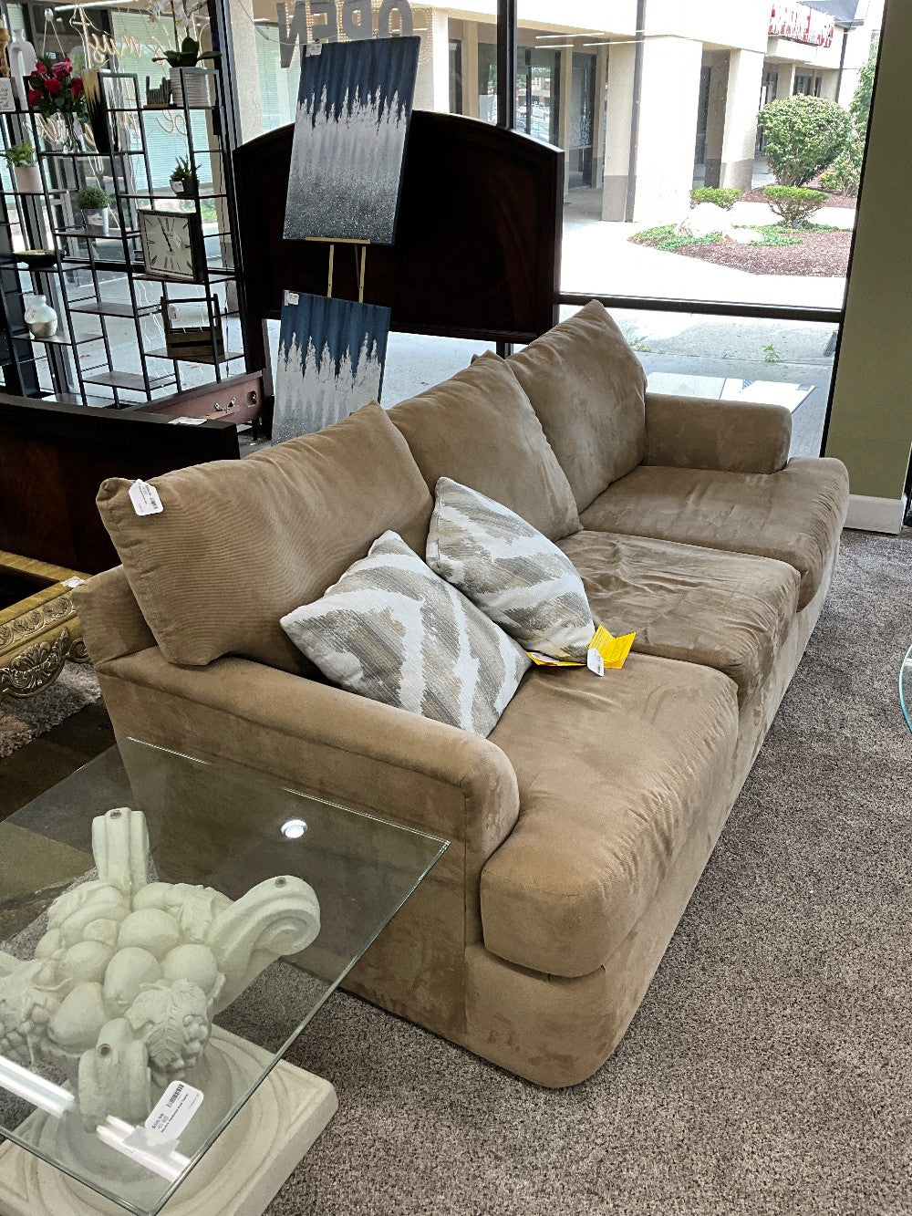 Klaussner Brown Sofa