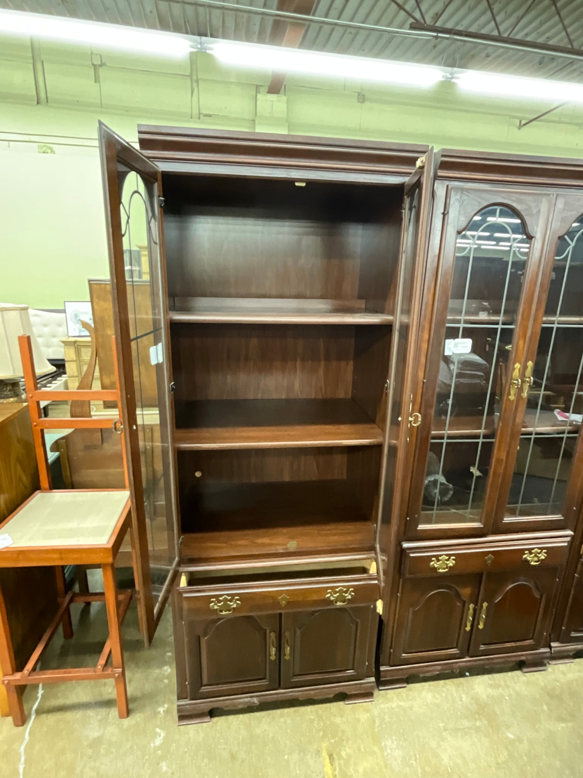 Bookcase w/ Glass Doors