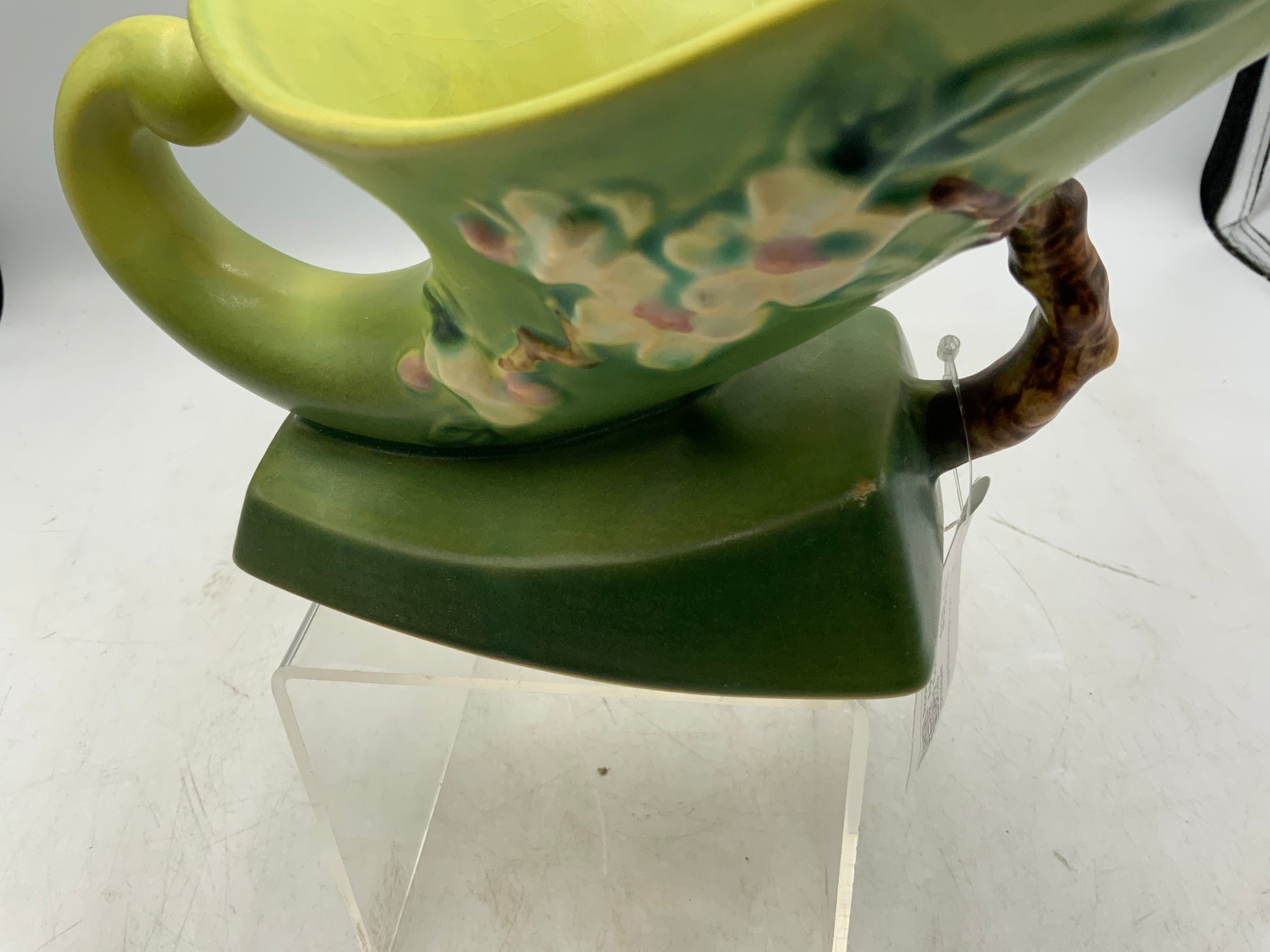 Roseville Pottery Apple Blossom Cornucopia Vase