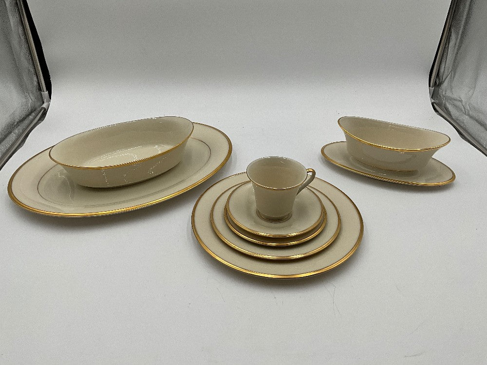 Lenox Eternal 12 Place Setting Dish Set