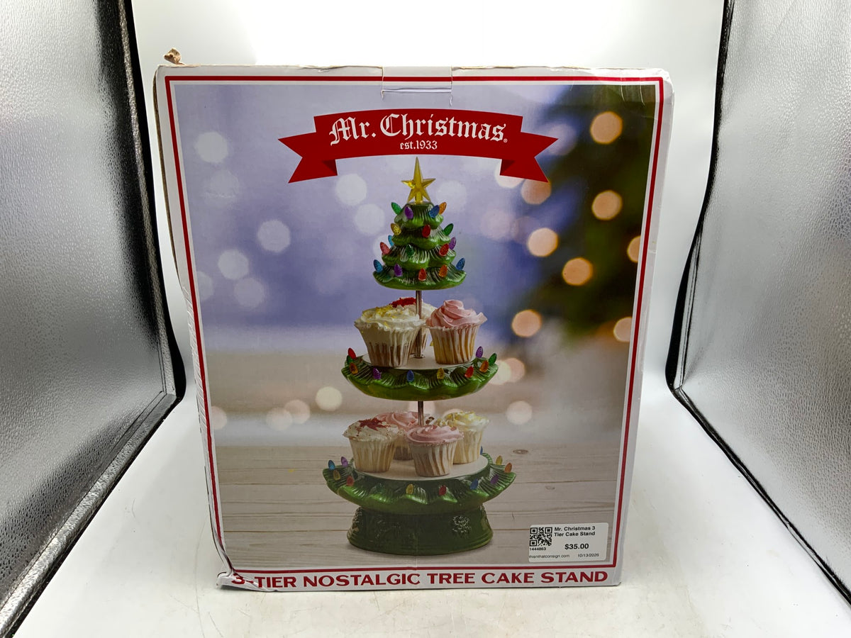 Mr. Christmas 3 Tier Cake Stand