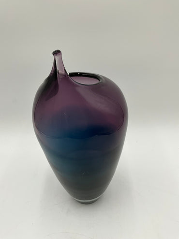 Hand Blown Purple Vase