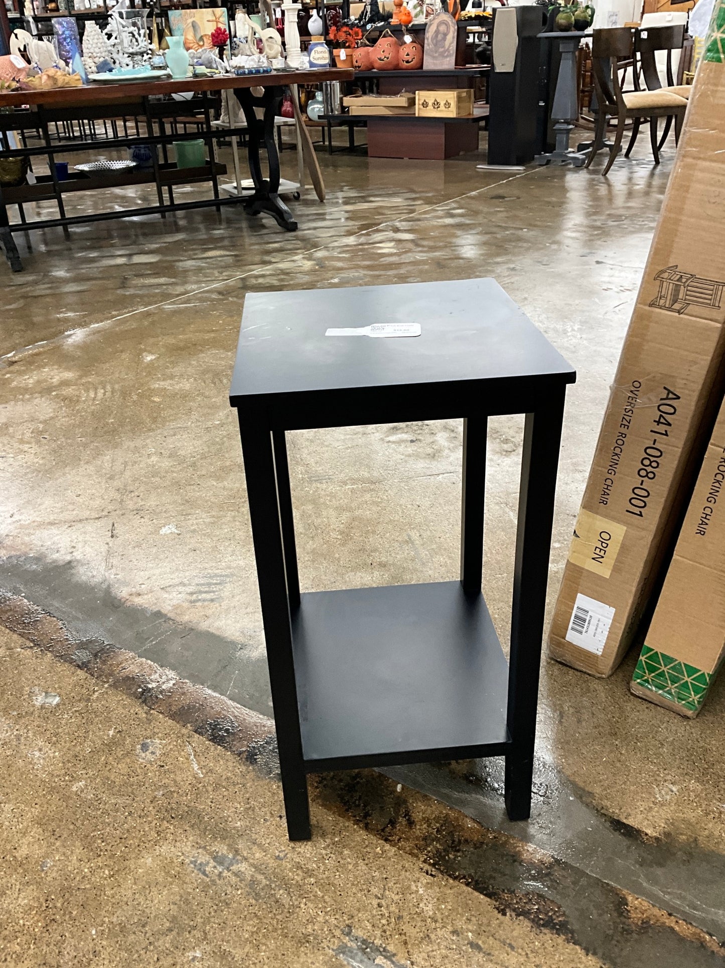 Black End Table