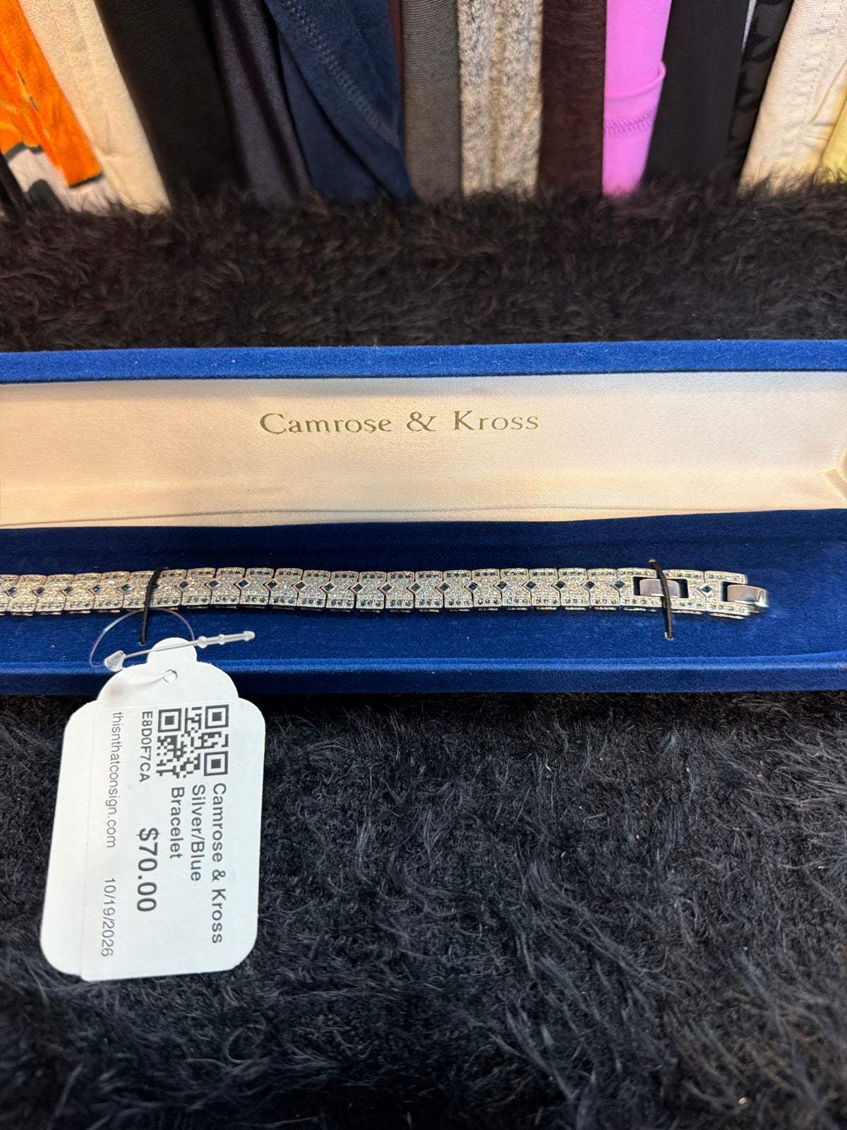 Camrose & Kross Silver/Blue Bracelet