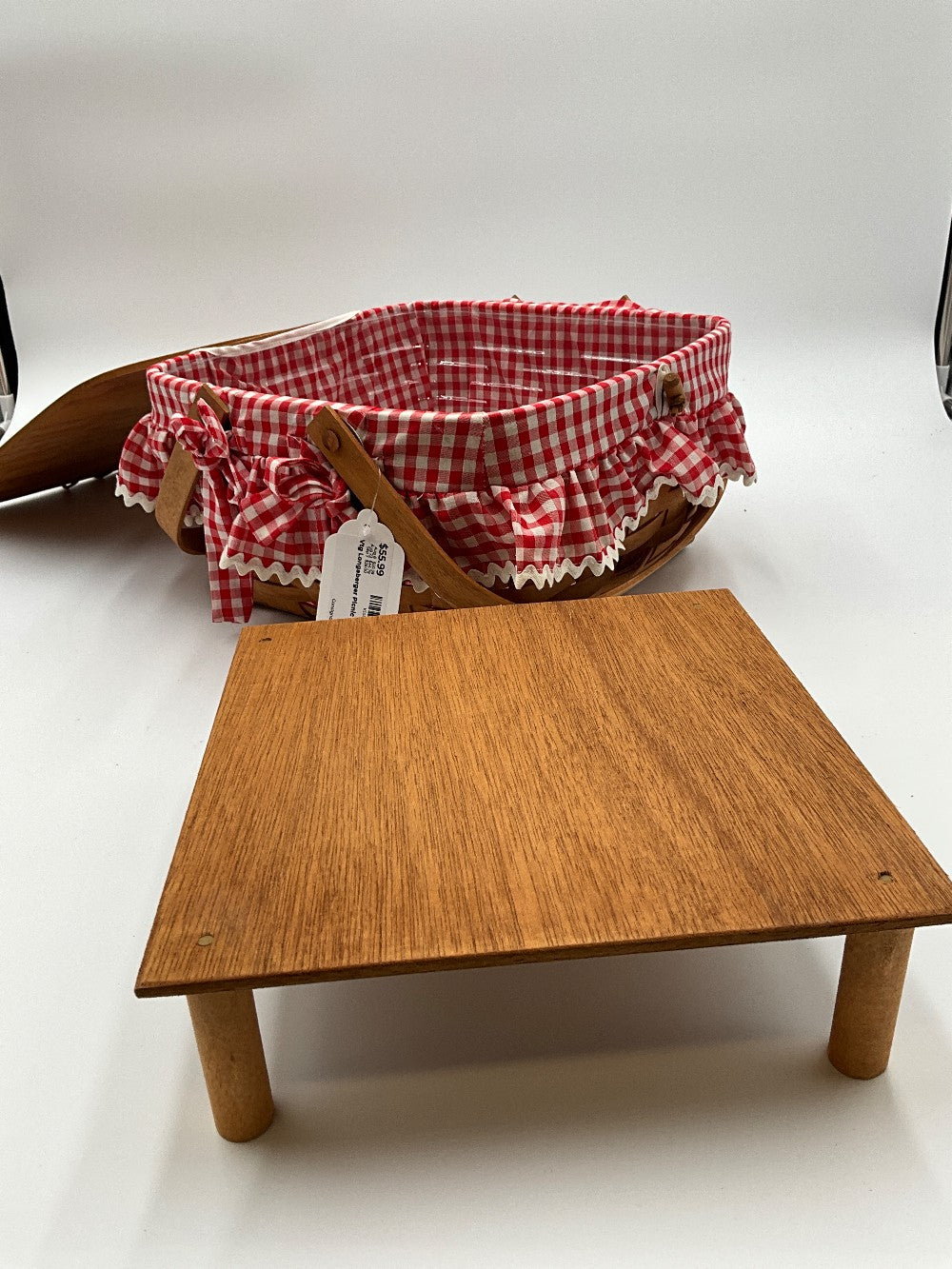 Vtg Longaberger Picnic Basket