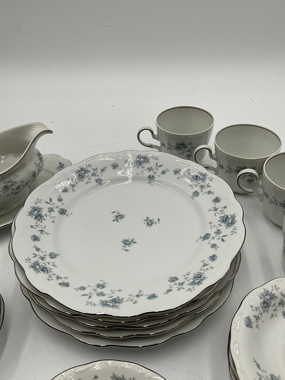 Johann Haviland 4 Place Setting With Extras and Gravy Boat