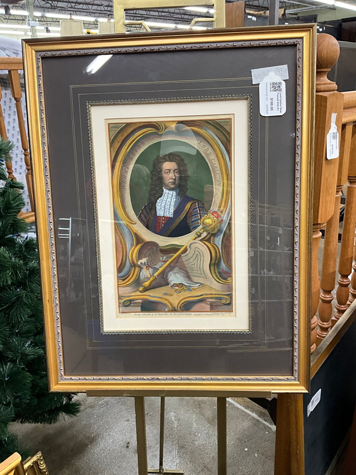 Lord Carlton Gold Framed Wall Art