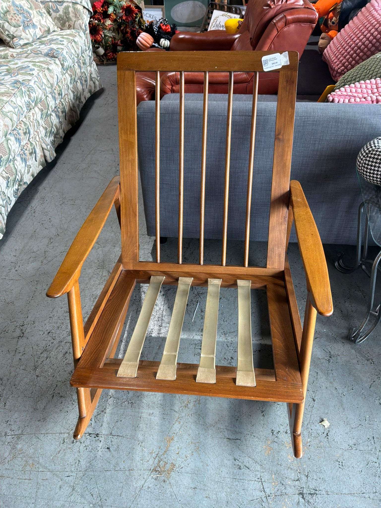 Large Wood Rocking Chair