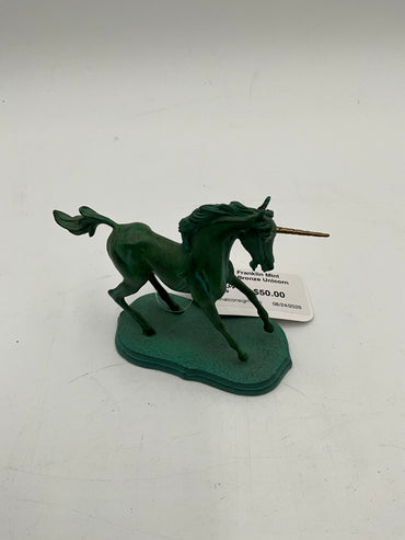Franklin Mint Bronze Unicorn