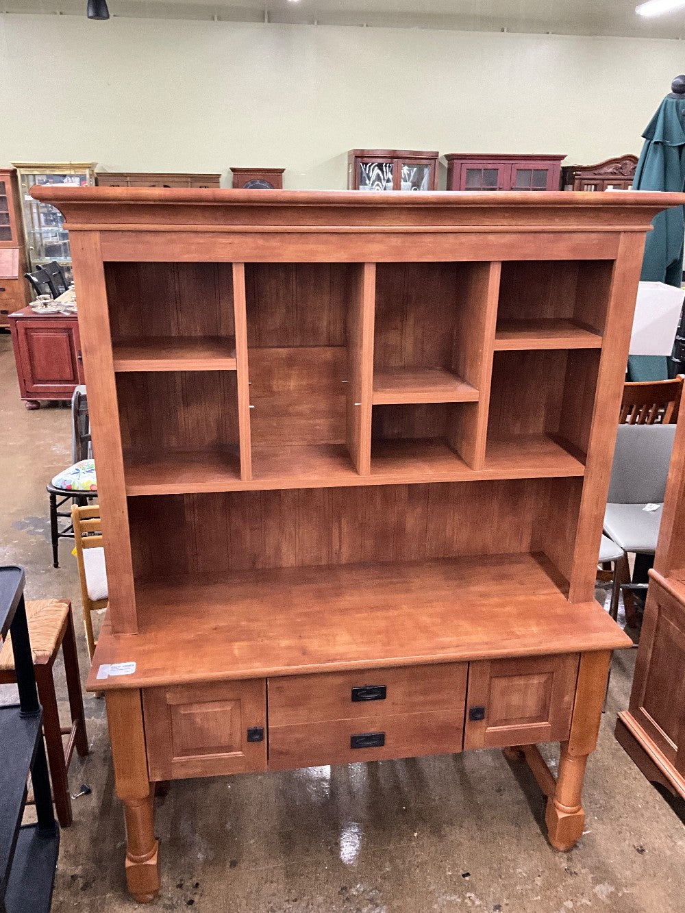 Sauder Credenza W/Hutch
