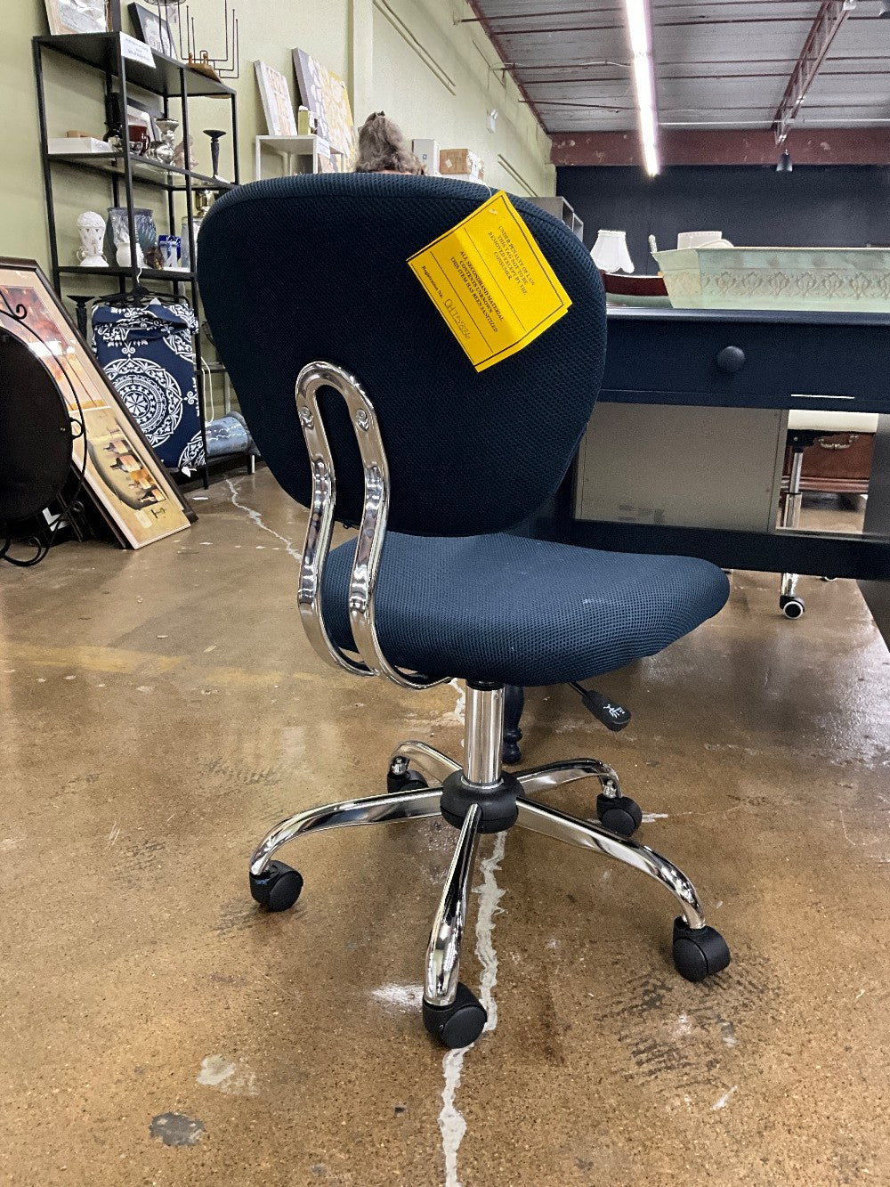 Navy Desk Chair