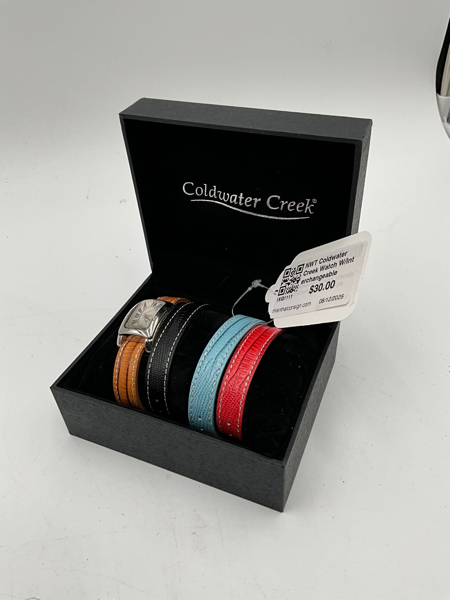 NWT Coldwater Creek Watch W/Interchangeable Straps