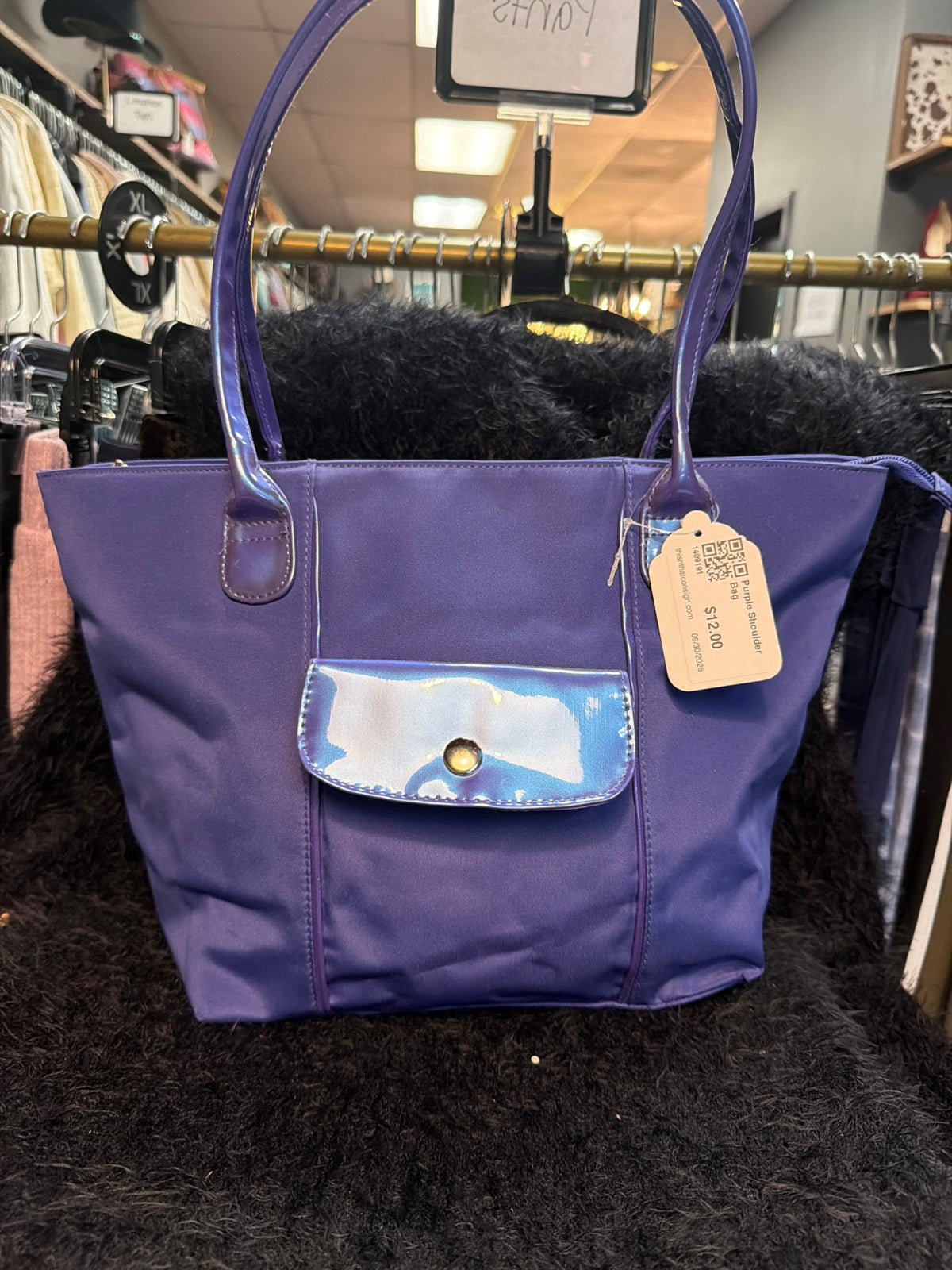 Purple Shoulder Bag