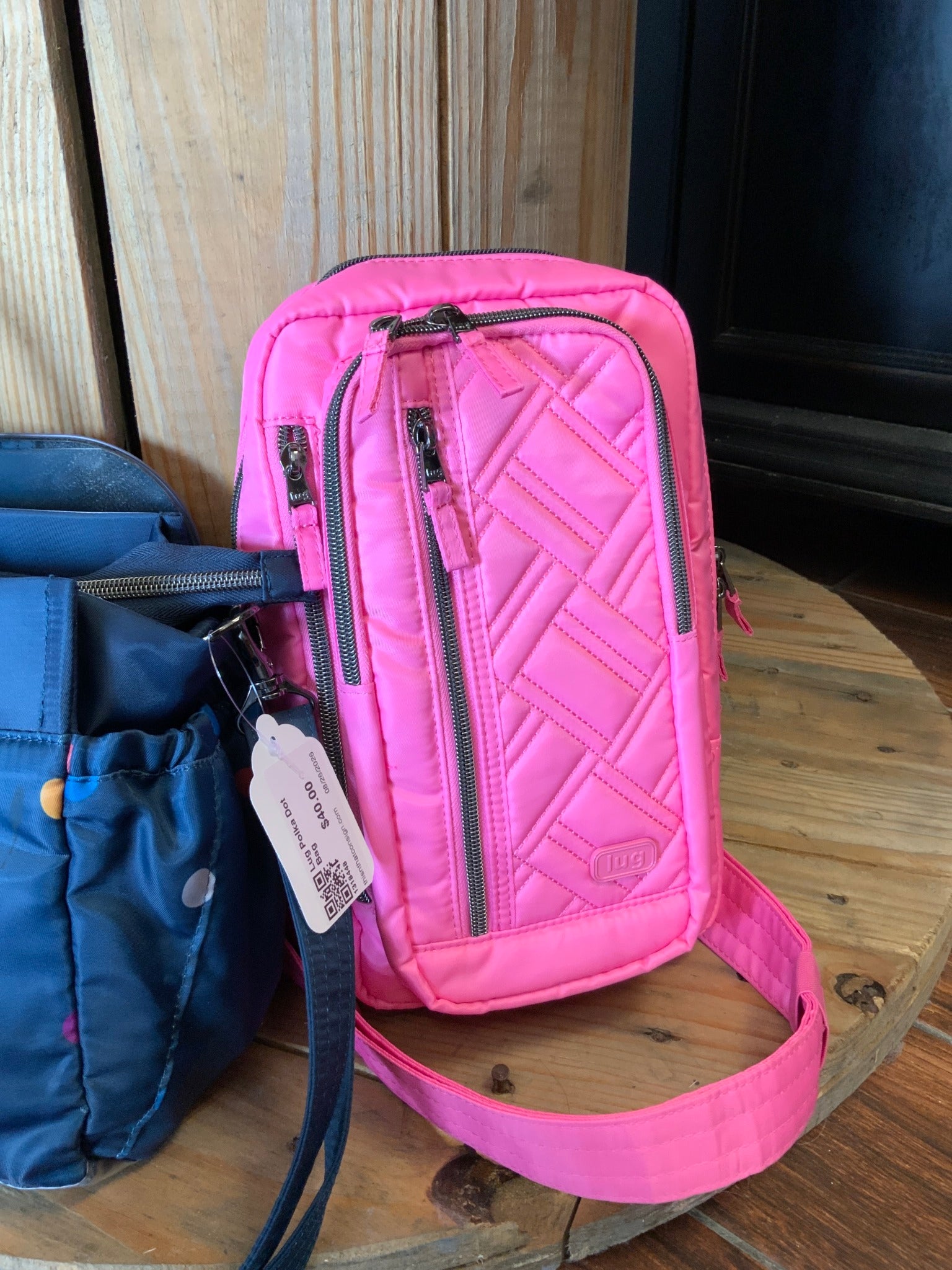 Lug Pink Crossbody