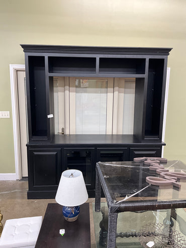 XL Black 2 pc Entertainment Center