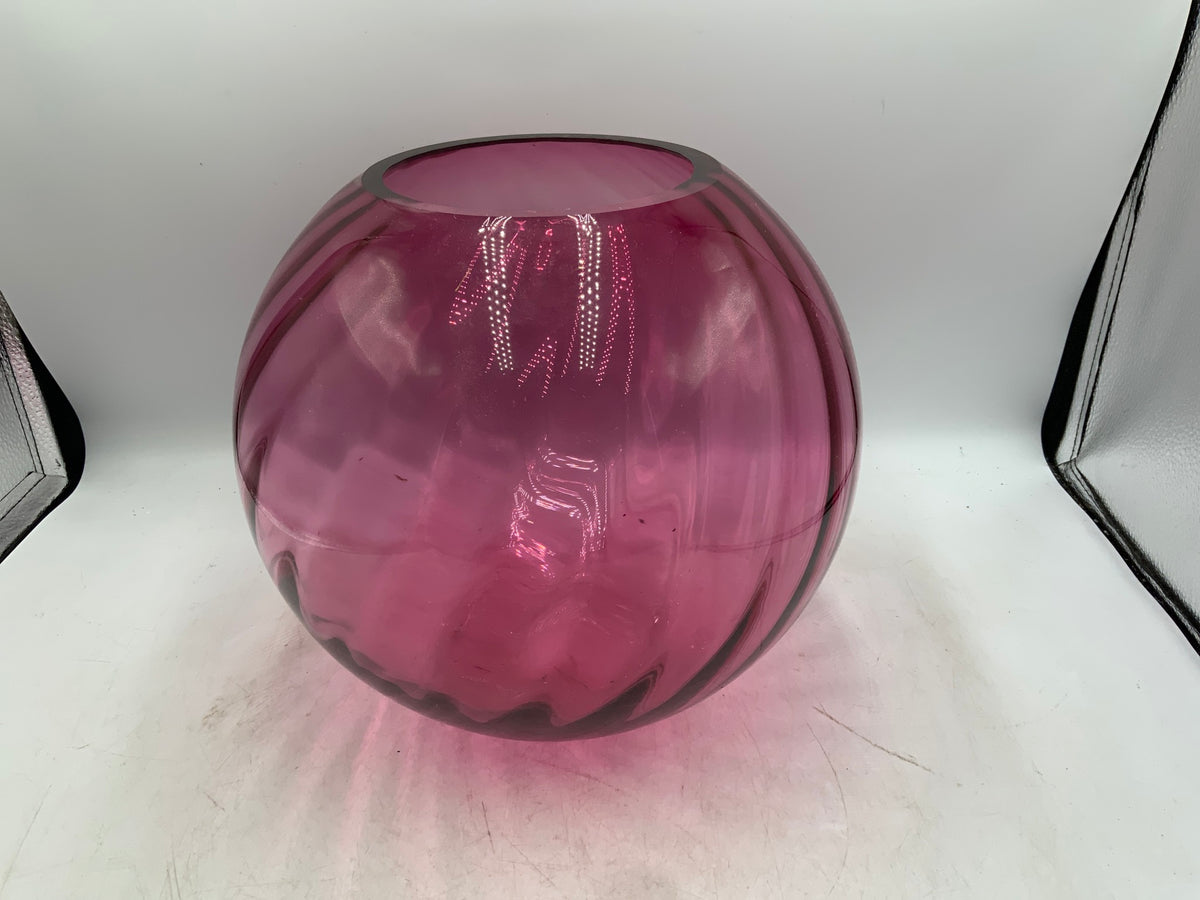 Cranberry Glass Vase