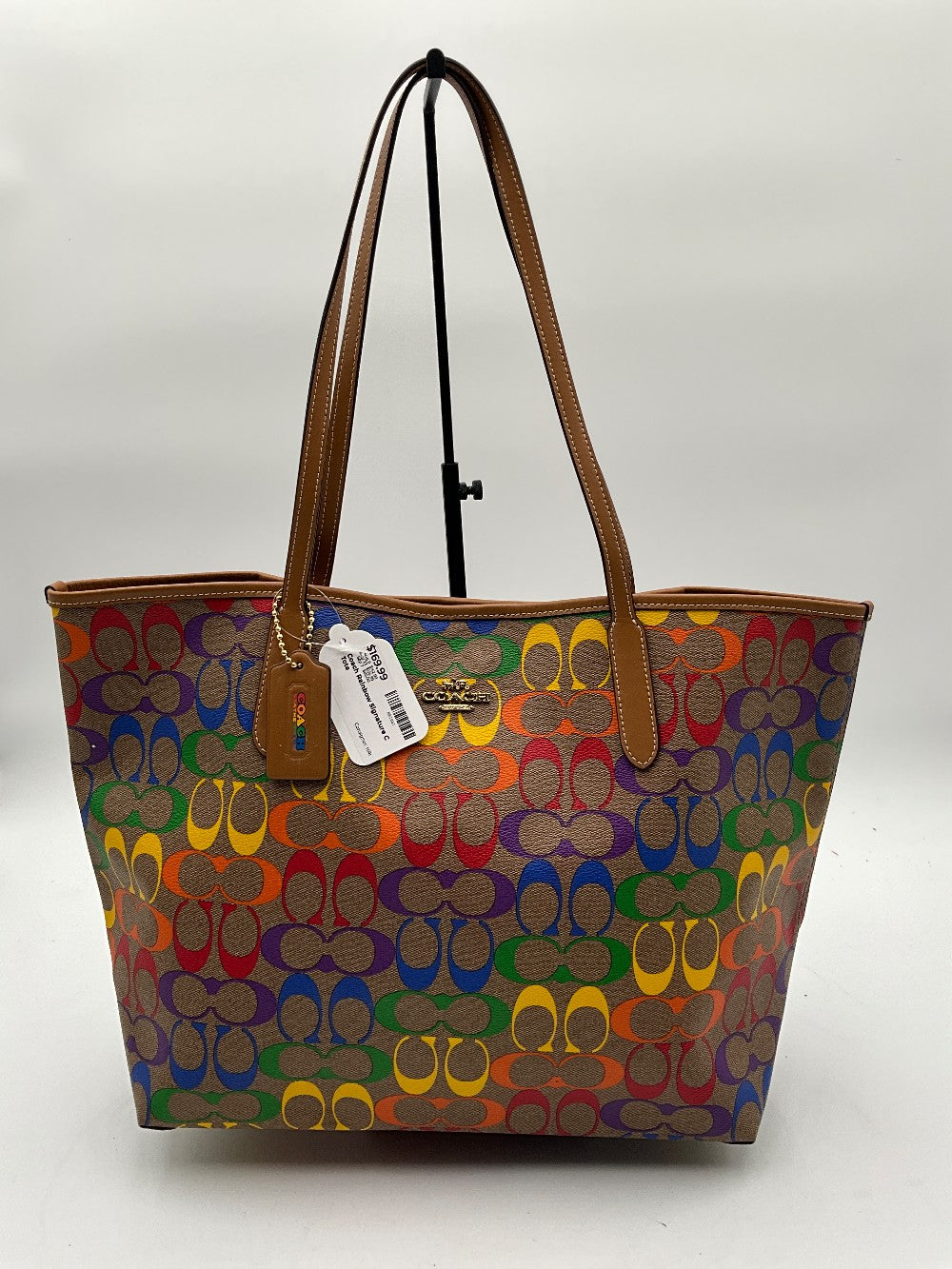 Coach Rainbow Signature C Tote