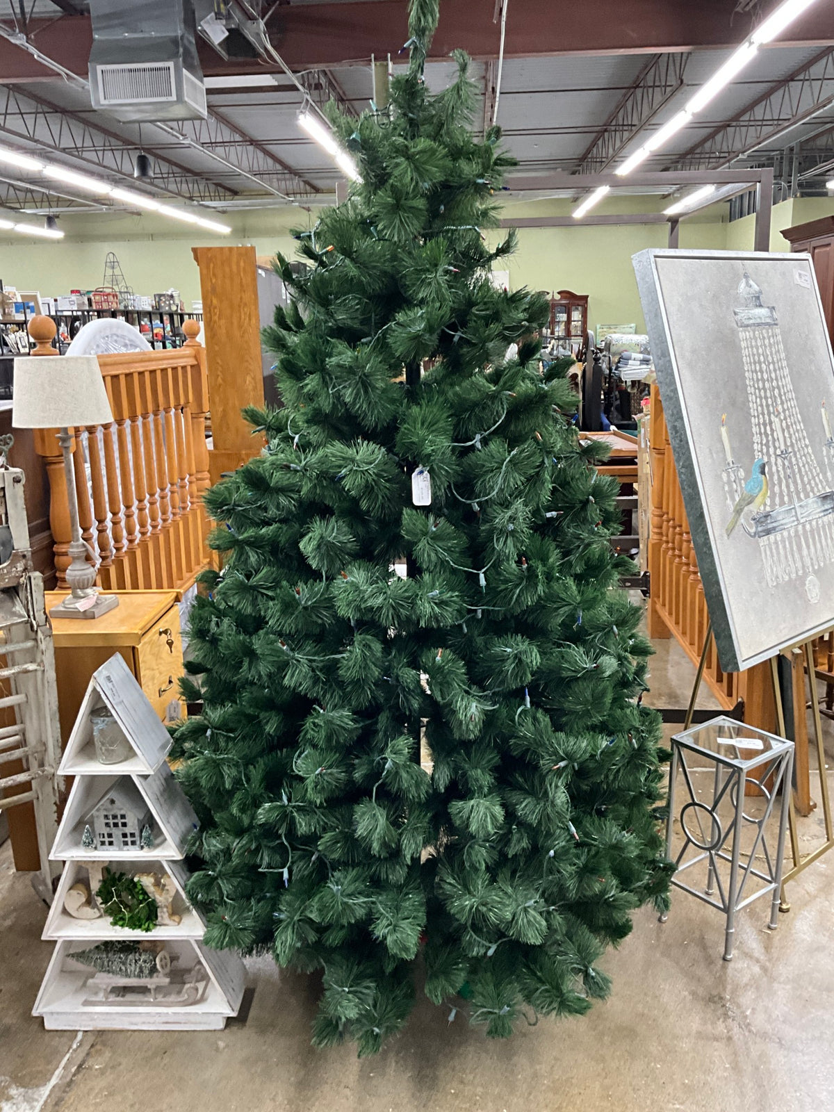 7' Pre Lit Xmas Tree