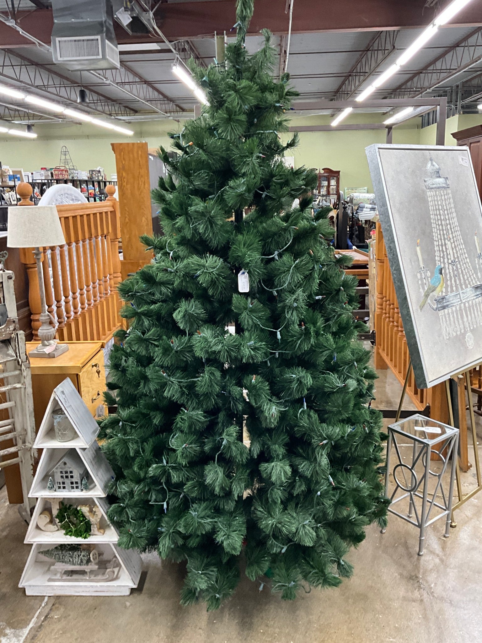 7' Pre Lit Xmas Tree