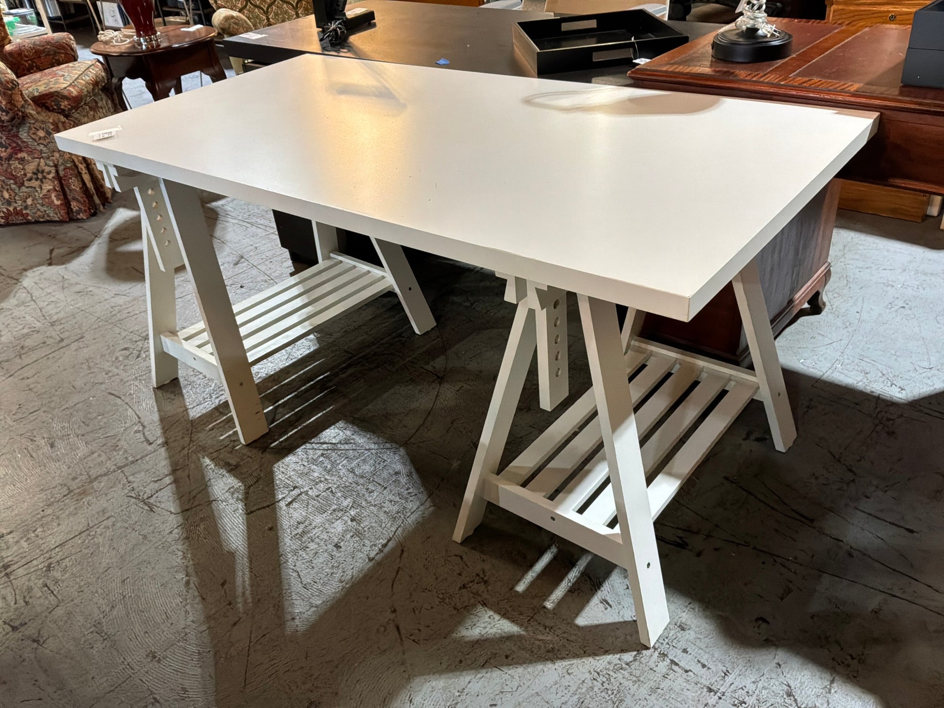 IKEA 2 Piece White Desk