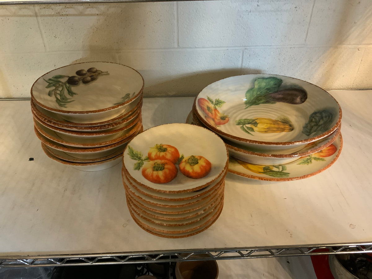 William Sonoma Jardin 19 pc Dish Set
