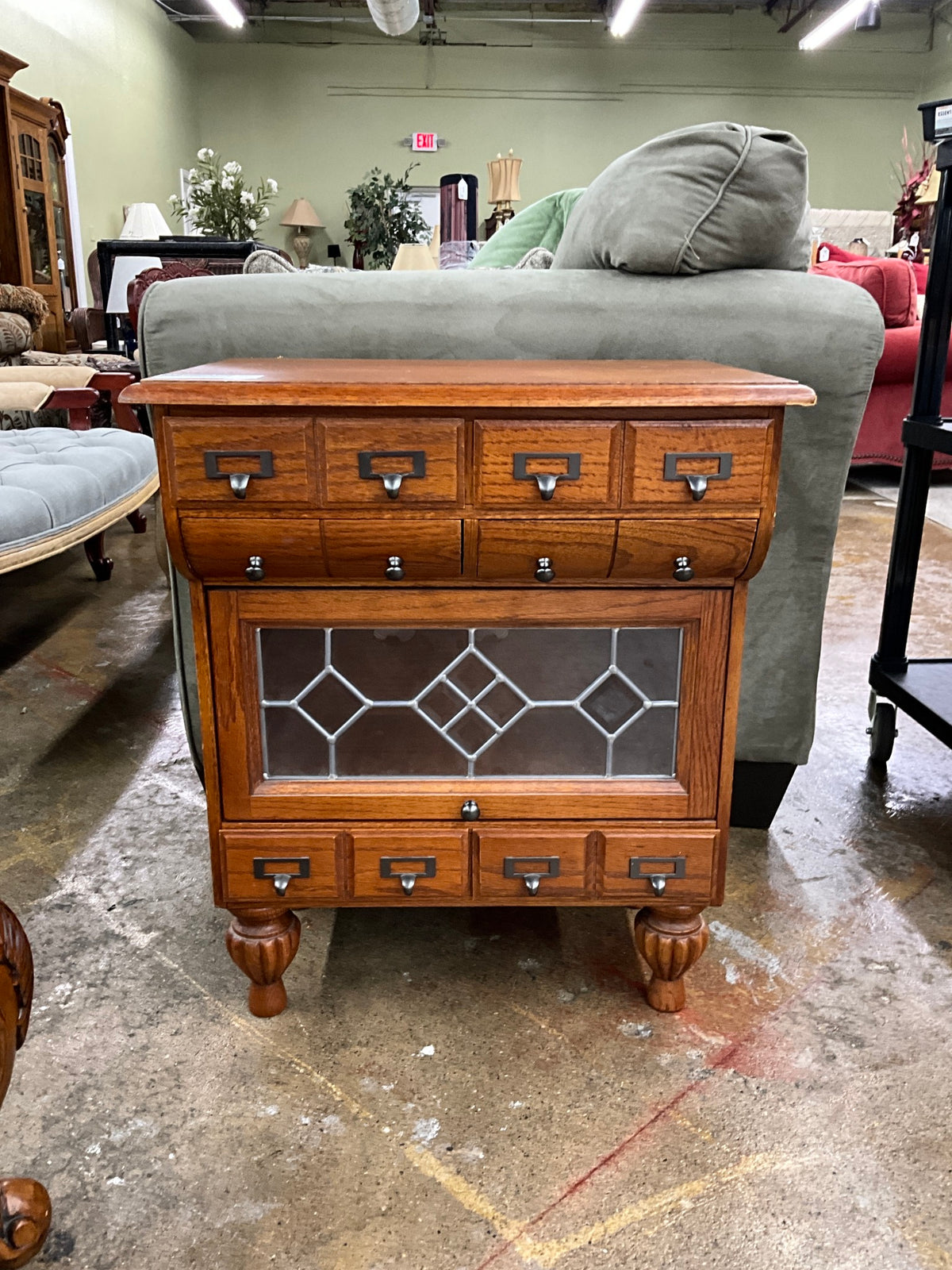 Vintage Apothecary Table