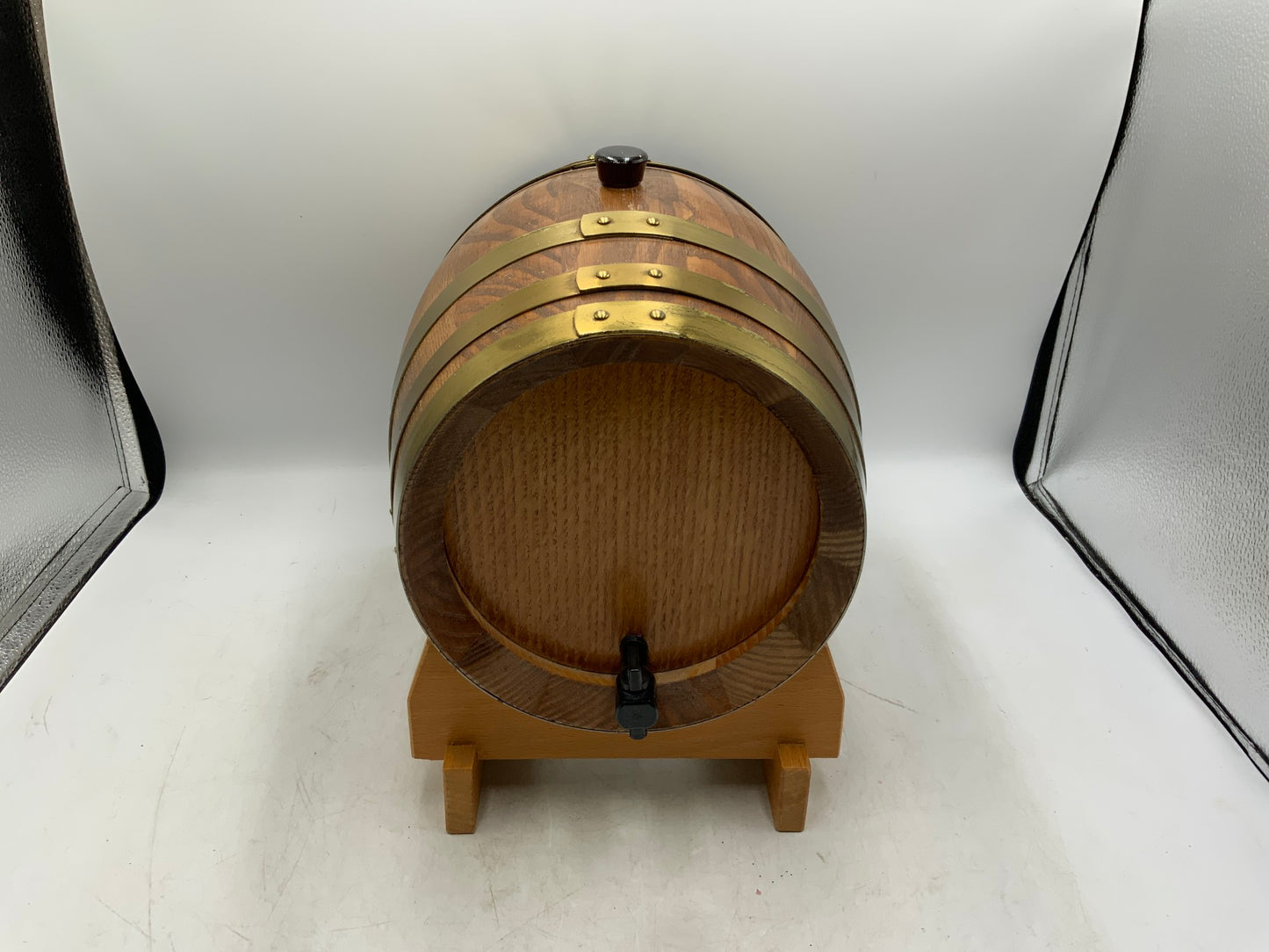 Vtg Barrel Drink Dispenser