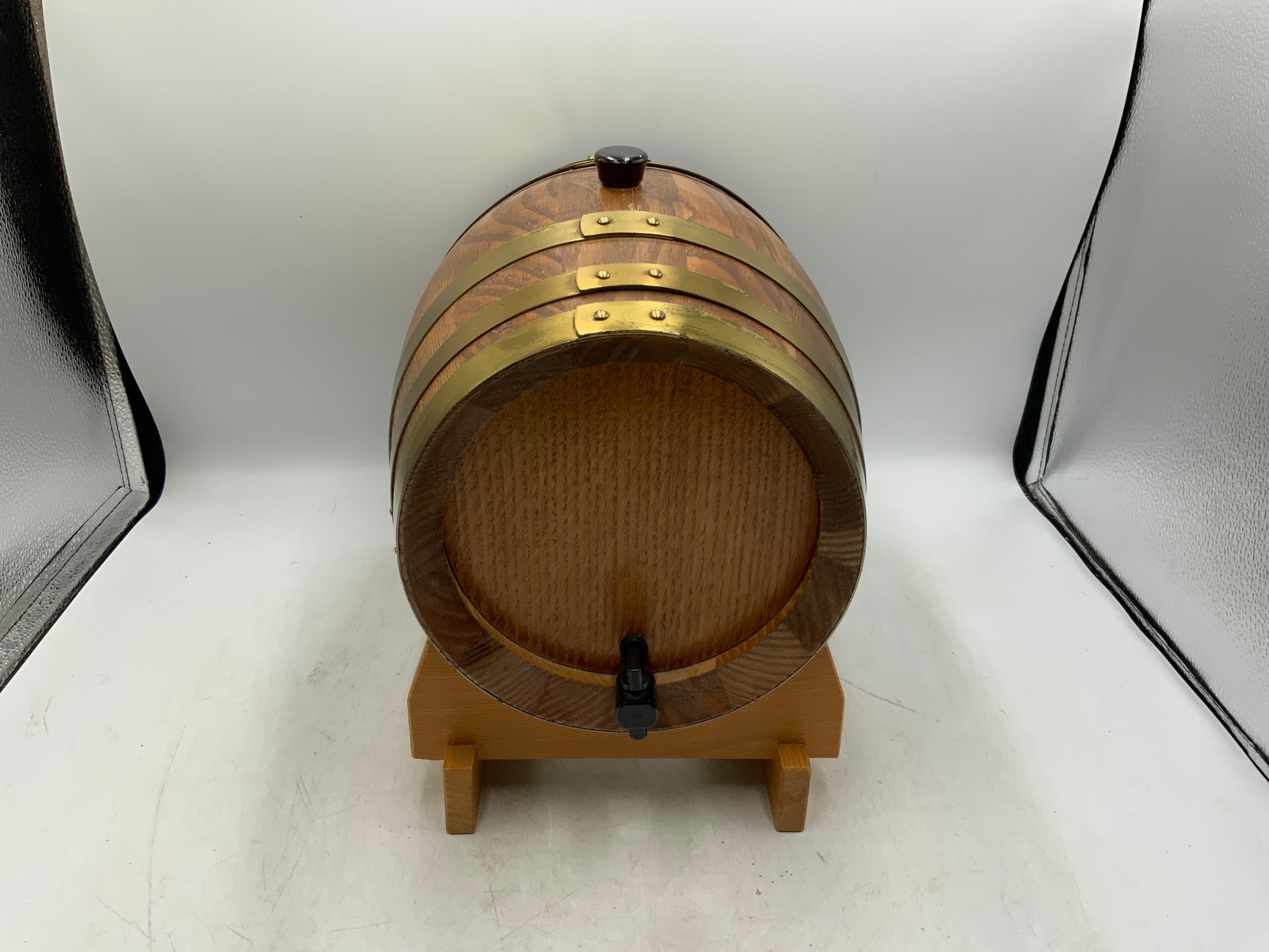 Vtg Barrel Drink Dispenser