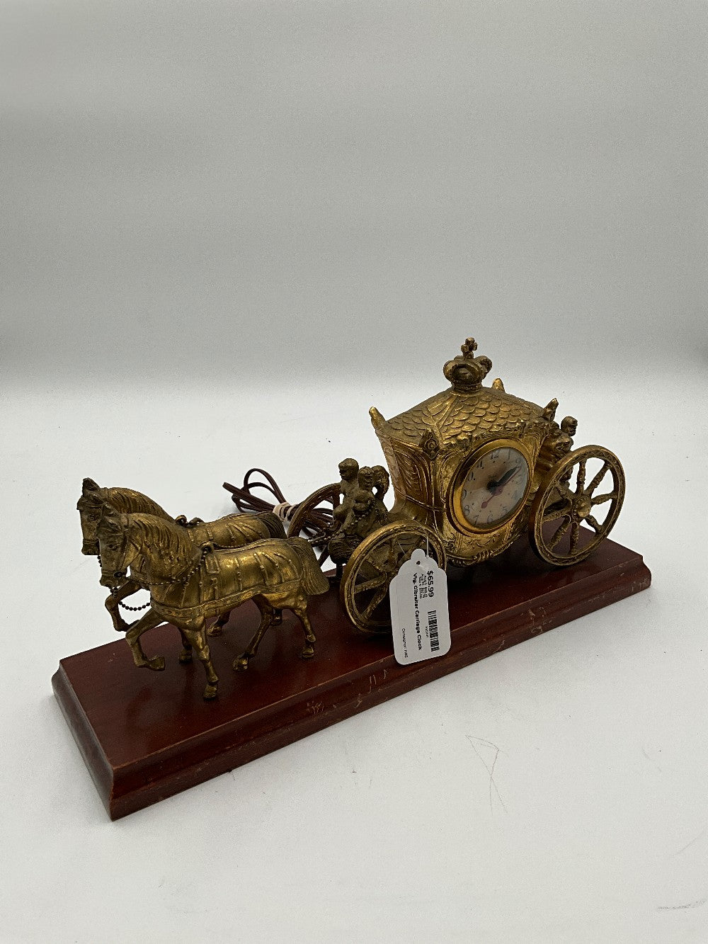 Vtg. Gibralter Carriage Clock