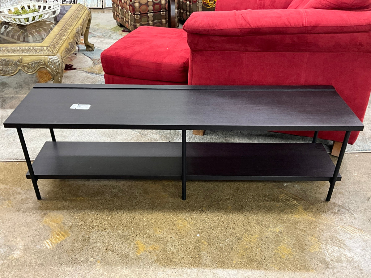 Ikea Wood Grey TV Stand