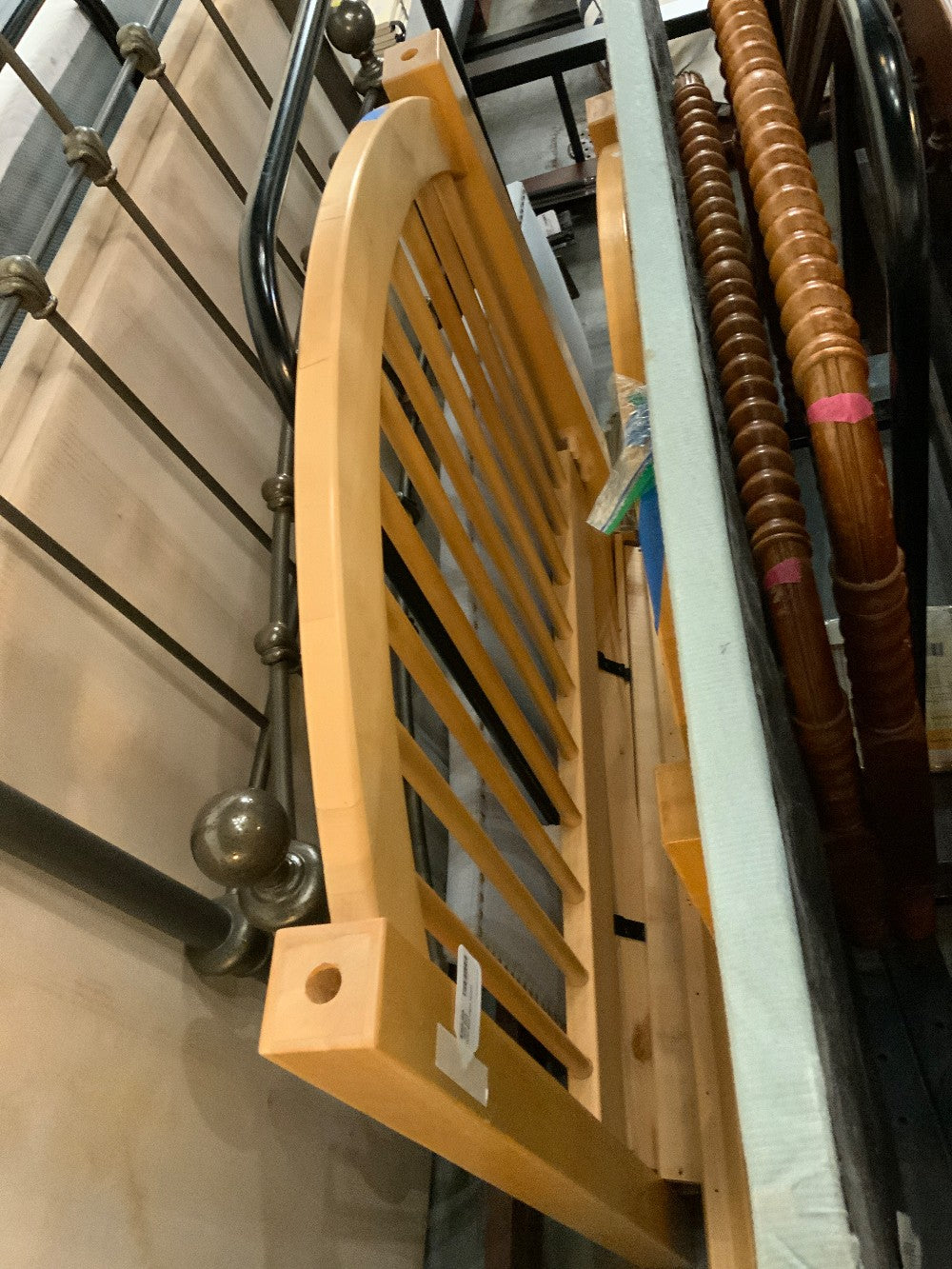 Twin Bed Light Wood