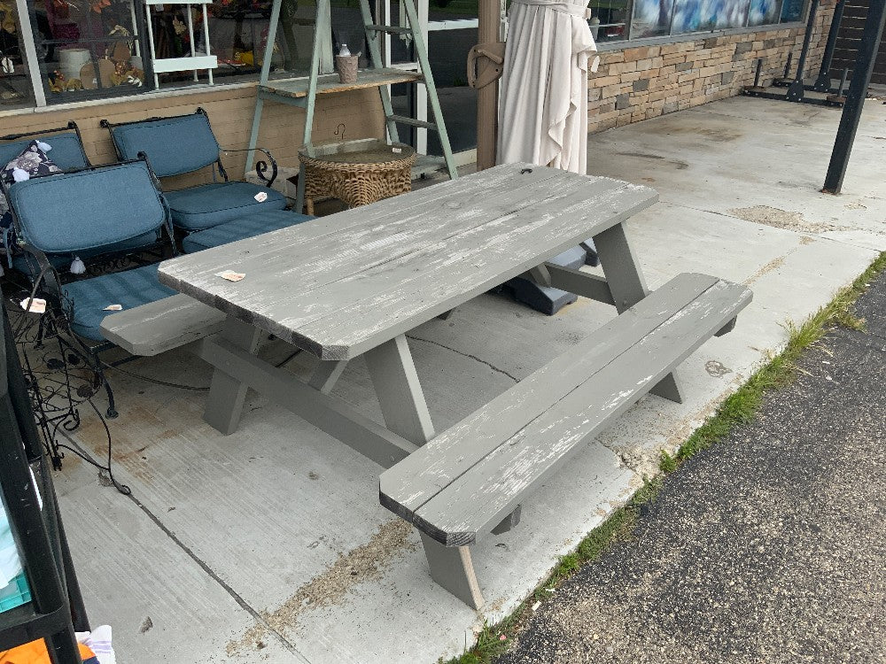 Wood Outdoor Picnic Table