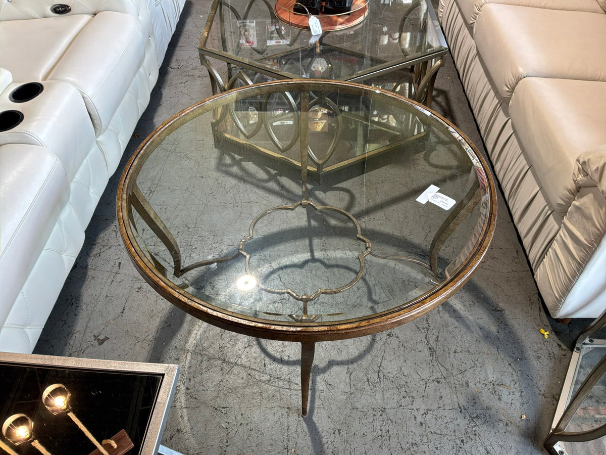 Glass/Metal Coffee Table