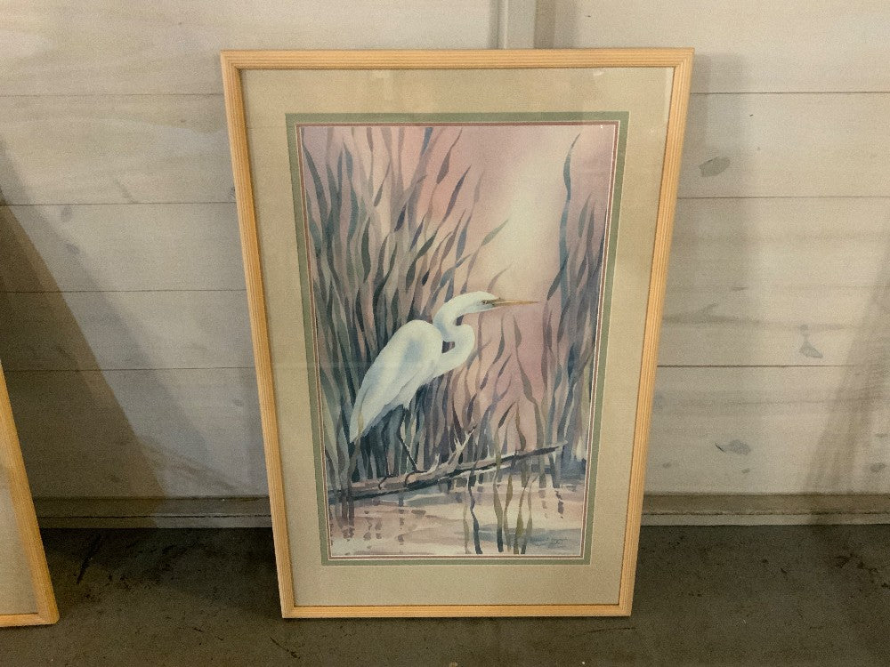 Crane Framed Art