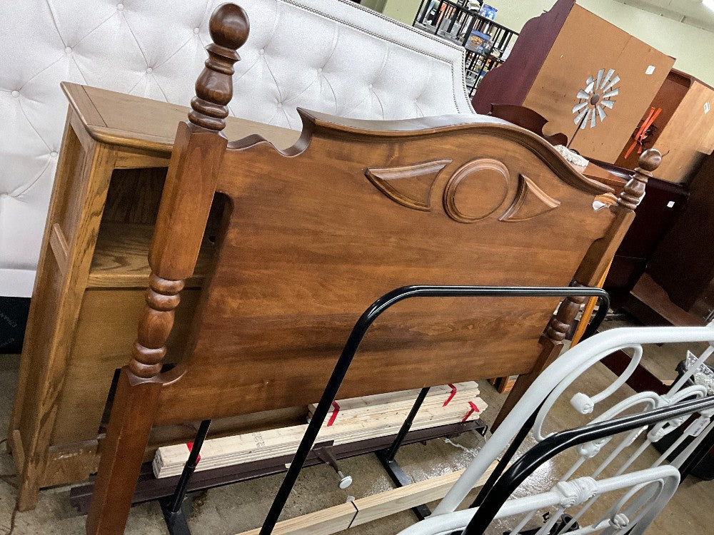 Amish Wood Headboard Queen Size