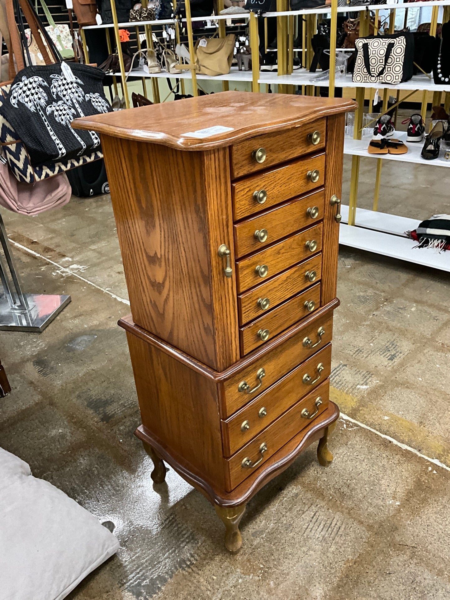 Wood Jewelry Armoire