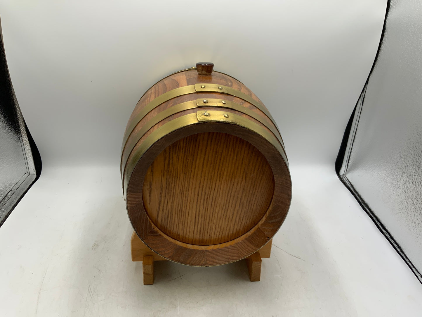 Vtg Barrel Drink Dispenser