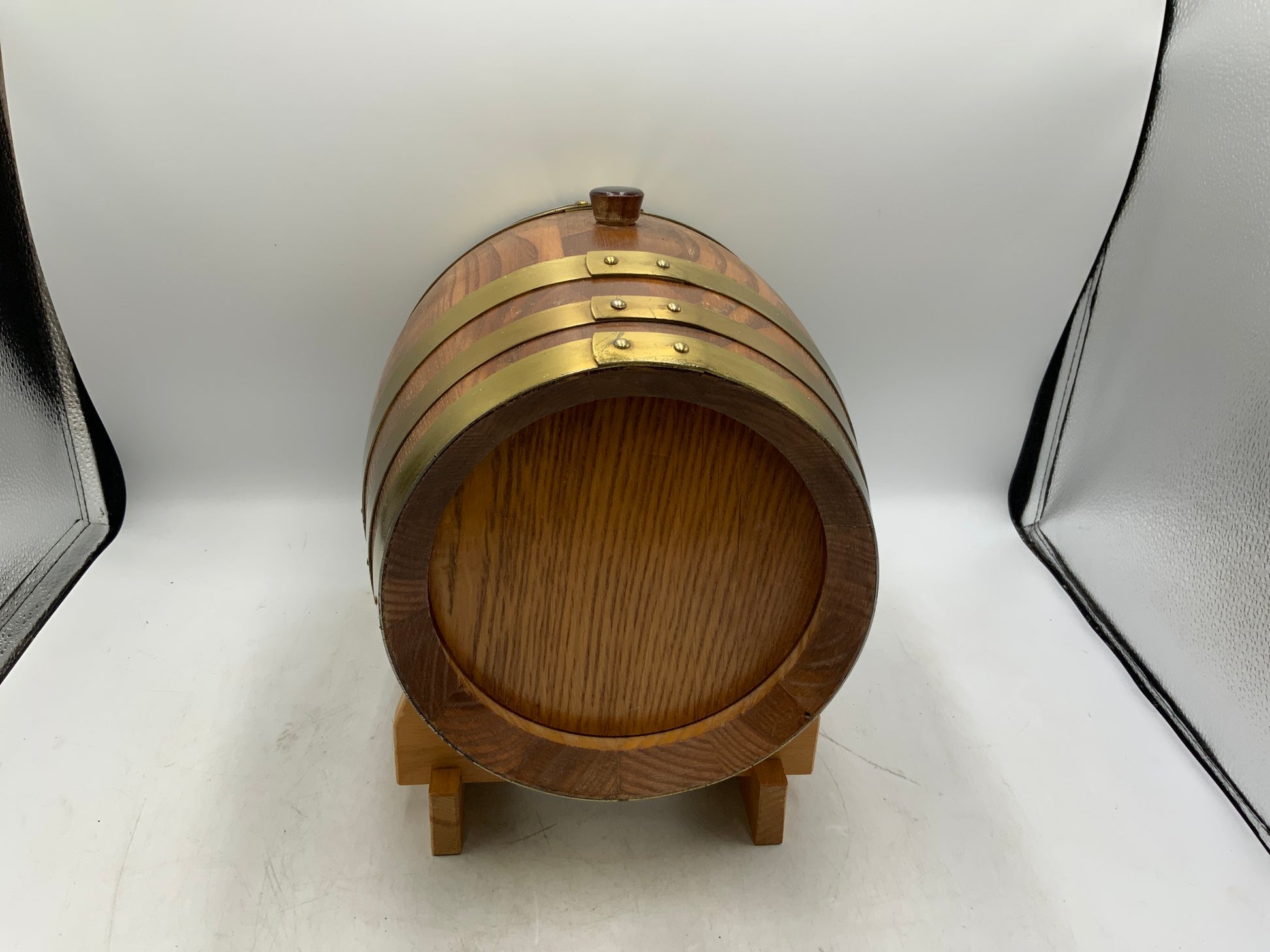 Vtg Barrel Drink Dispenser