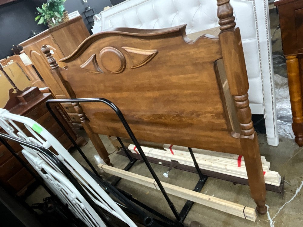 Amish Wood Headboard Queen Size