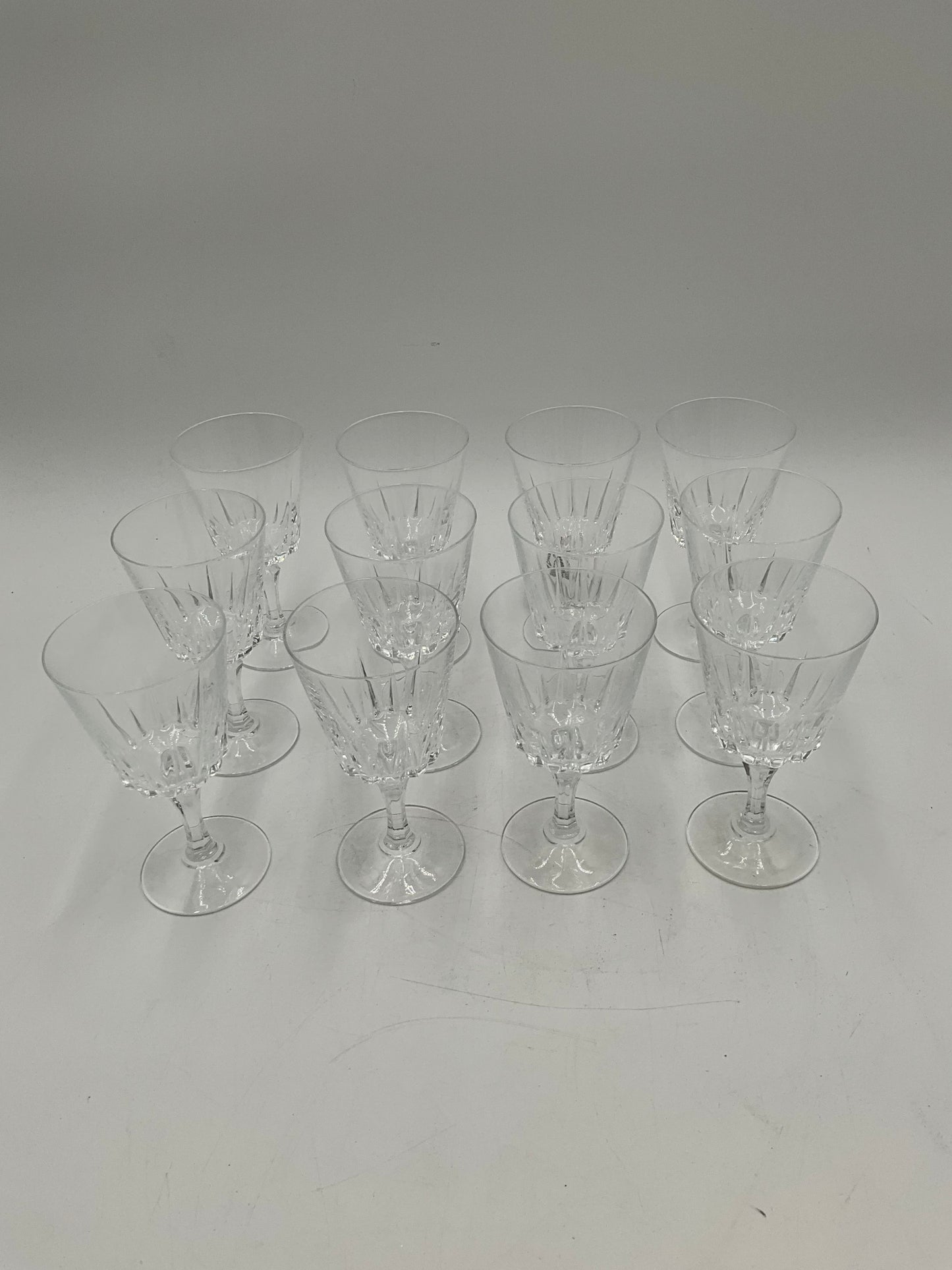 Cristal d'Arques SET of 12 Wine Glasses