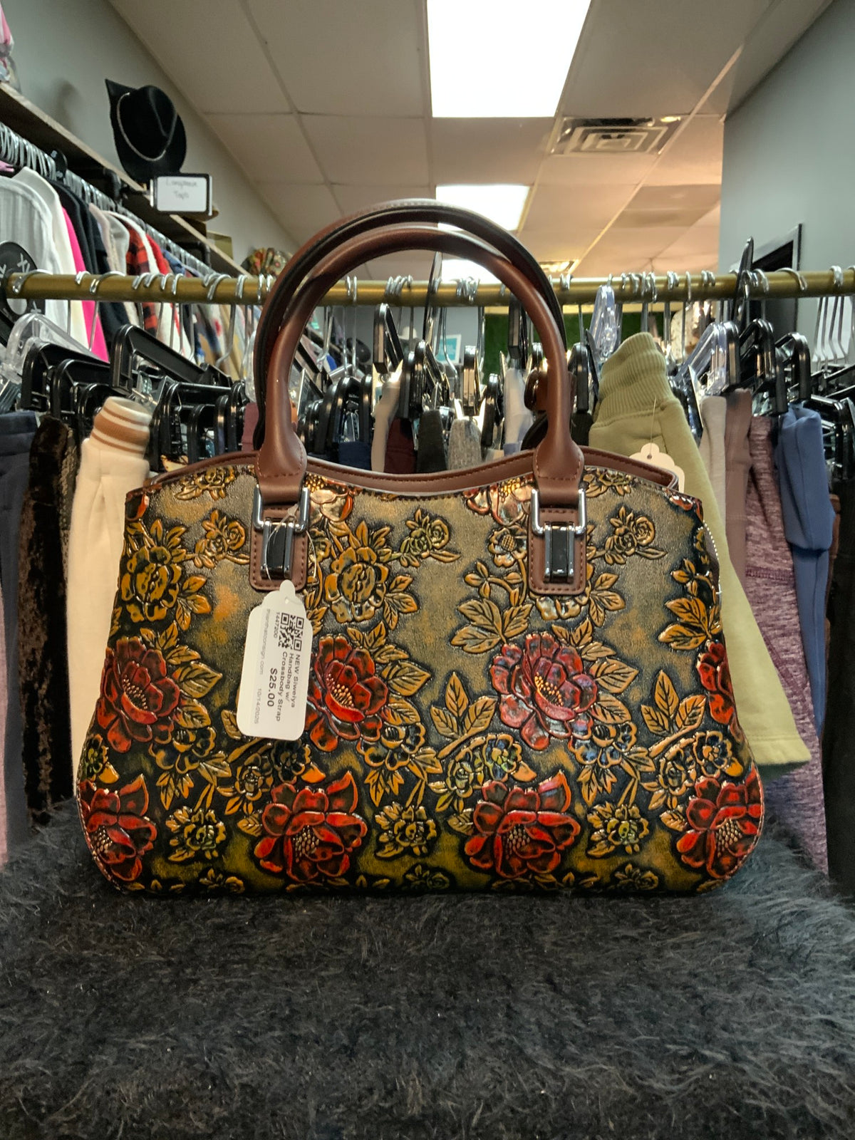 NEW Siweiya Handbag w/ Crossbody Strap