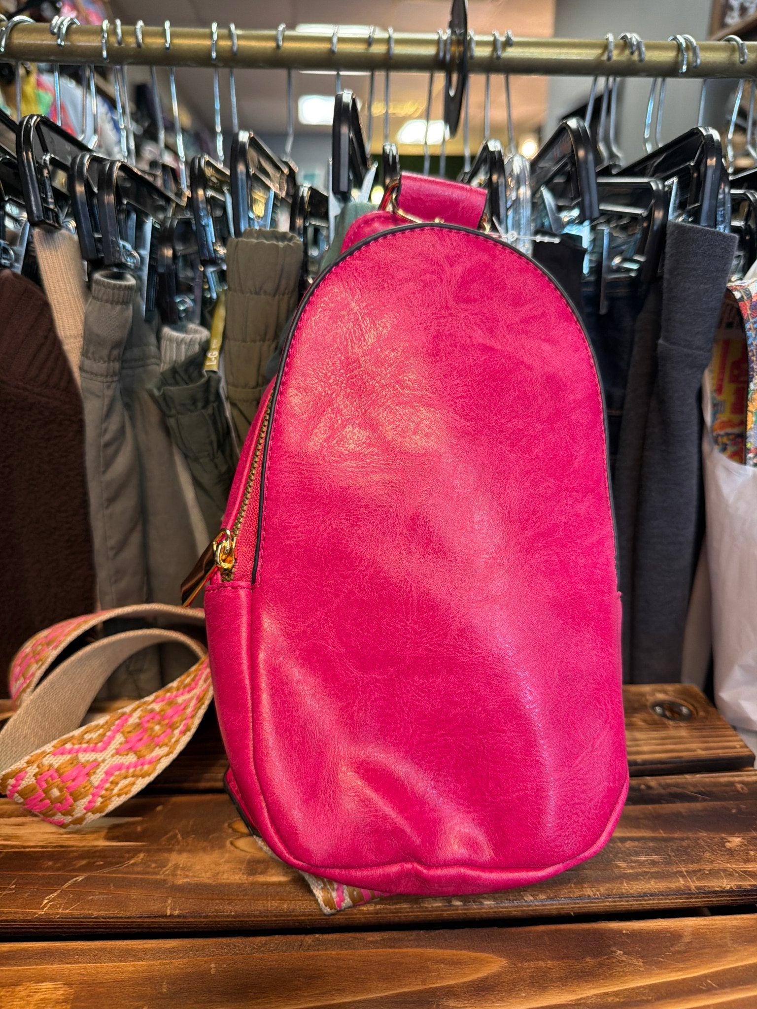 Pink Crossbody