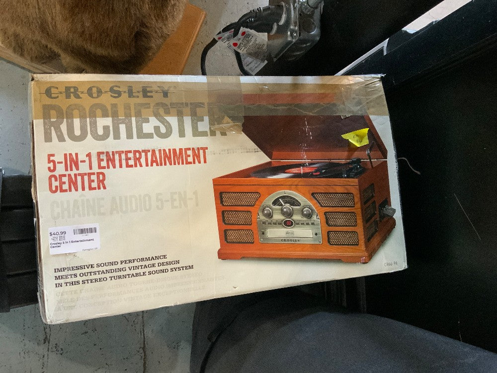 Crosley 5 in 1 Entertainment Center