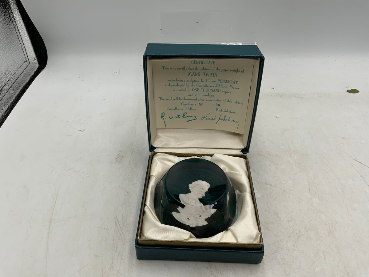Mark Twain Paperweight