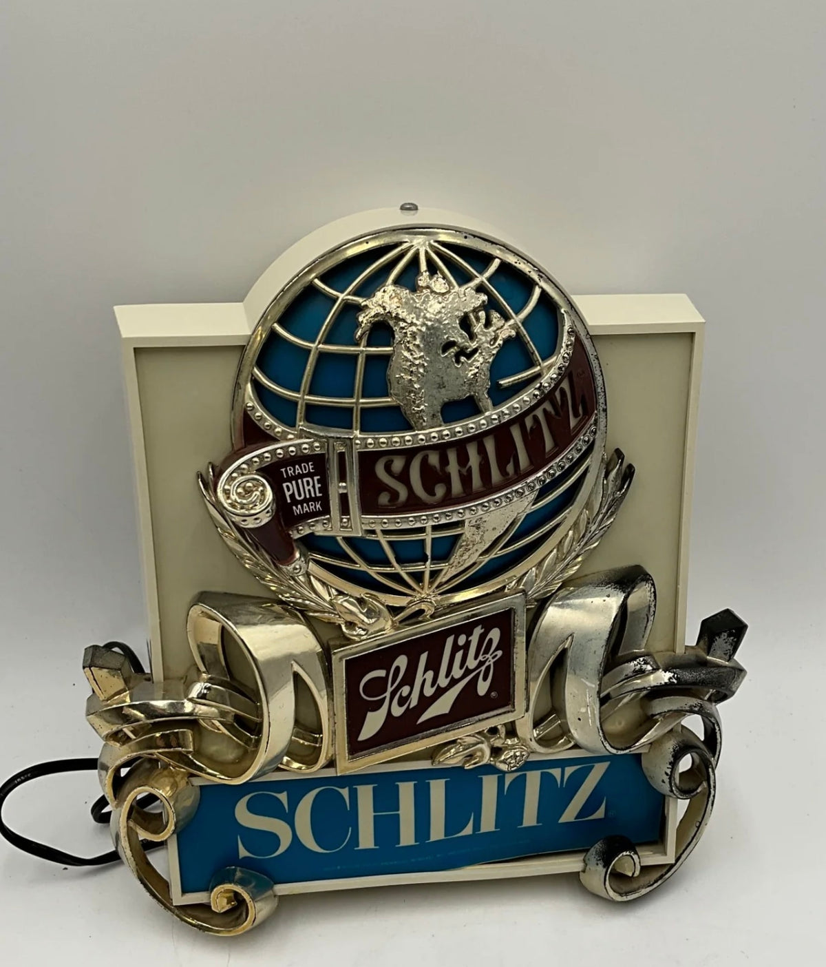 Vtg Schlitz Sign