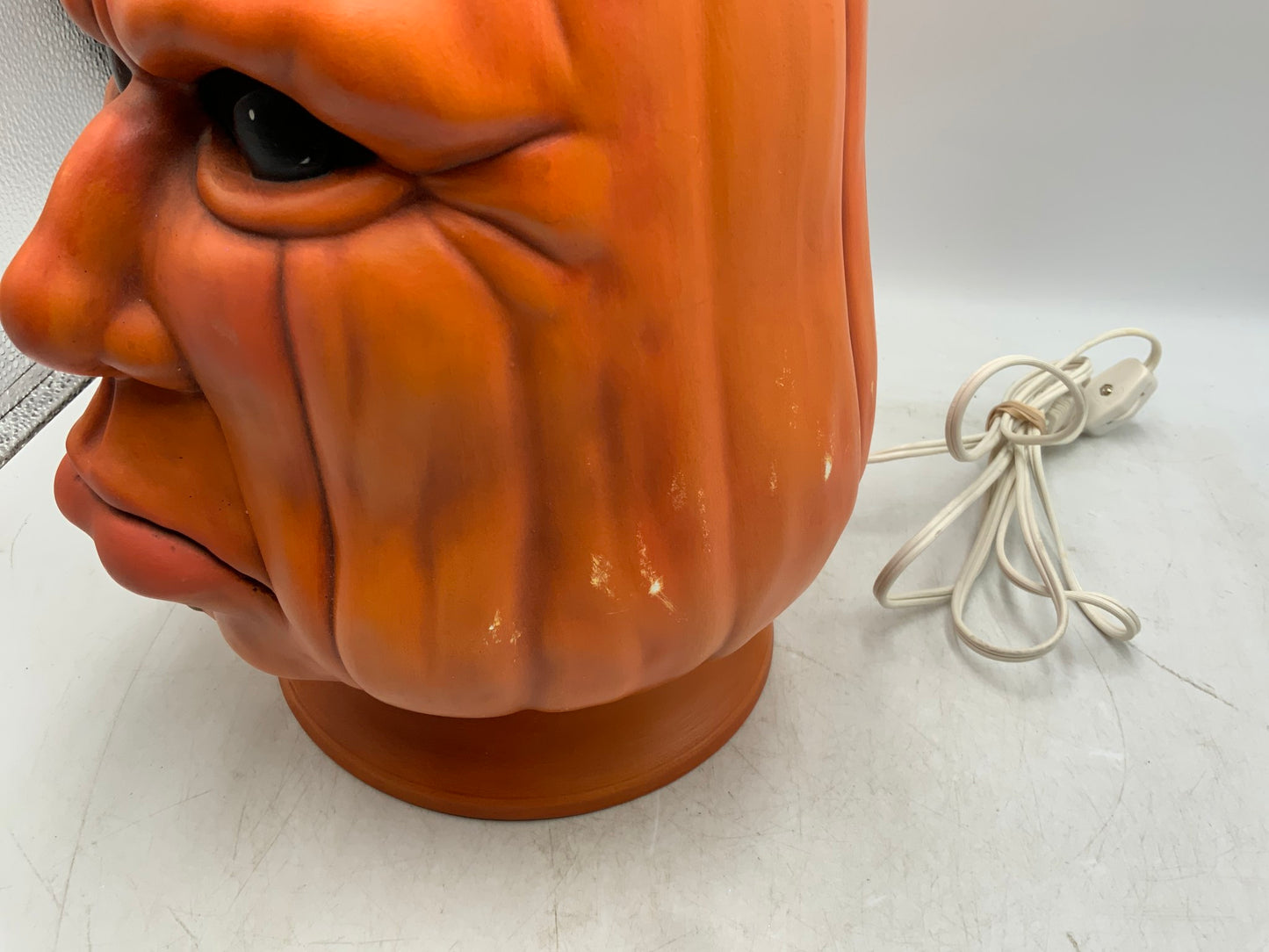 Vtg Ceramic Jack-o-Lantern Lamp - 2 pcs