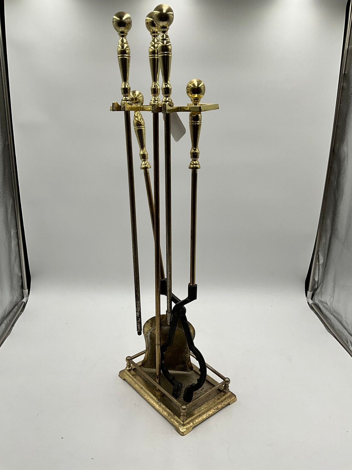 Brass Fireplace Utensil Set