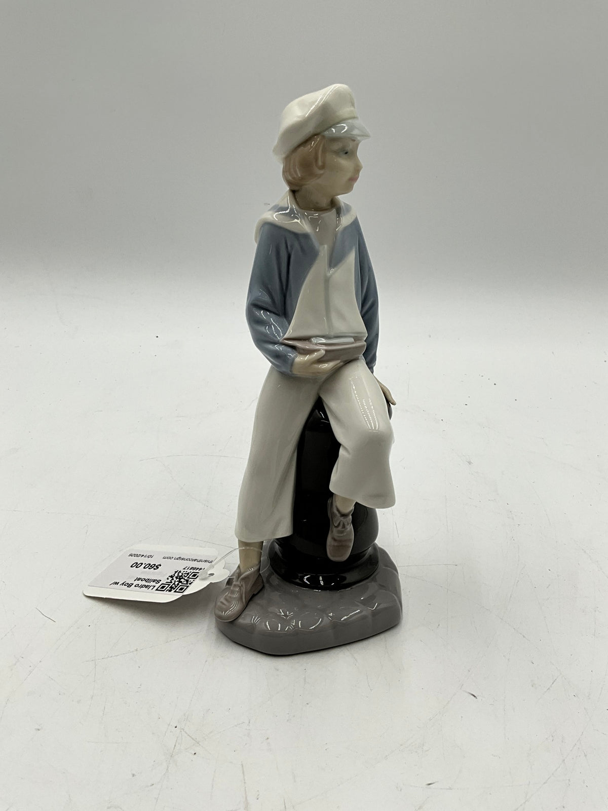 Lladro Boy w/ Sailboat