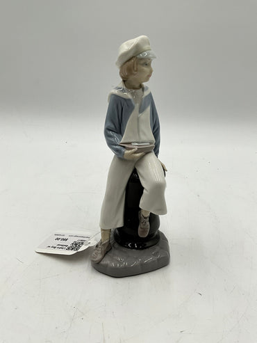 Lladro Boy w/ Sailboat